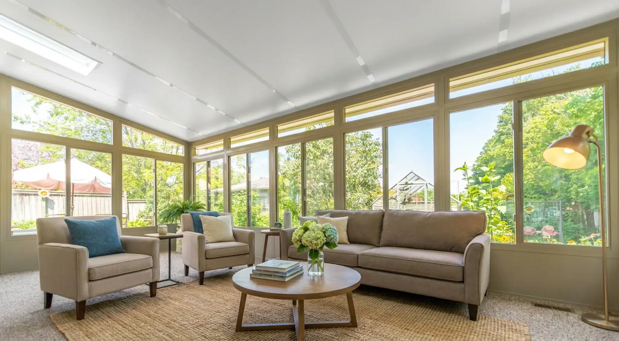 Enjoy more of Central Alberta’s summer with a bright and comfortable 3-season glass sunroom.
