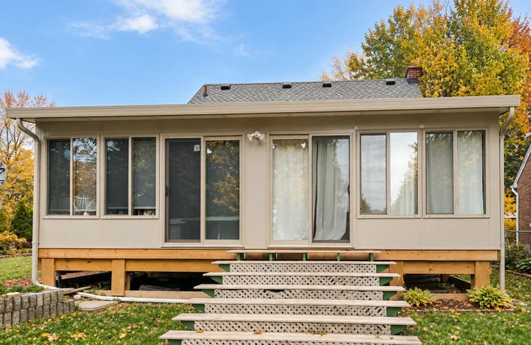 Prepare your 3-season glass sunroom for Alberta’s cooler fall weather and enjoy your space comfortably for longer.