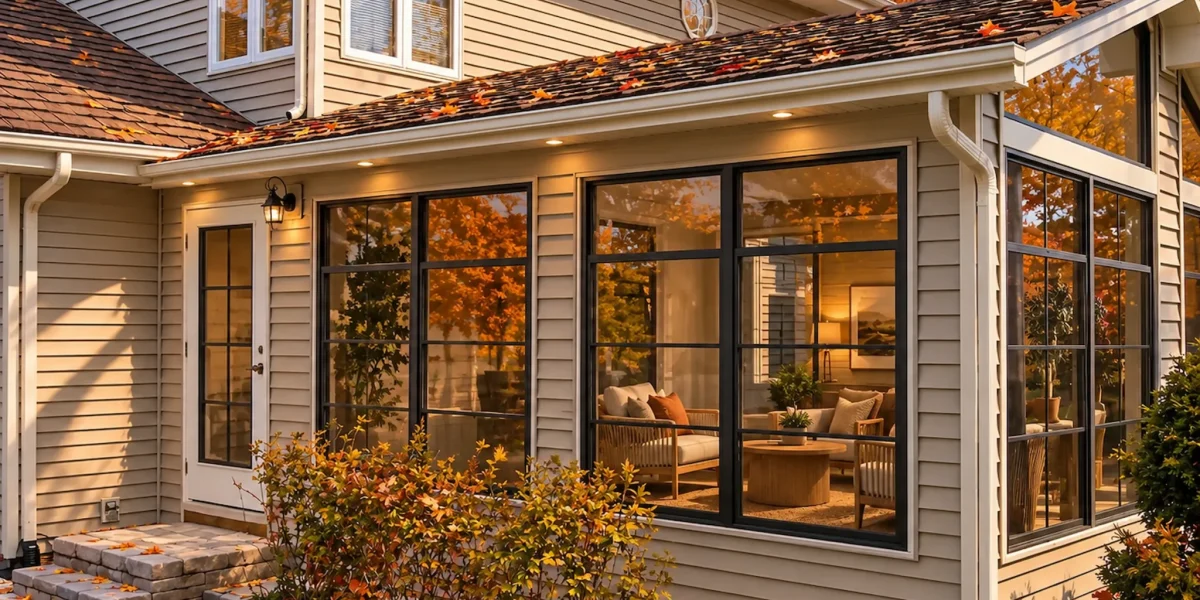 Discover how ViewFlex vinyl can make a Central Alberta porch more comfortable and protected throughout the seasons.